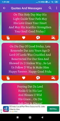 Happy Good Friday Greetings,Quotes,Animated GIF android App screenshot 2